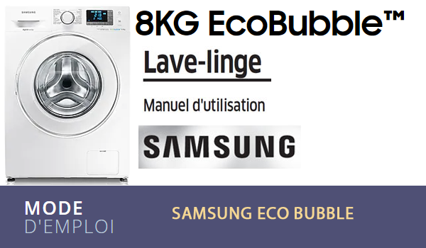 Machine à laver Samsung Eco Bubble