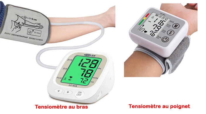 Utiliser un tensiomètre au bras ou au poignet