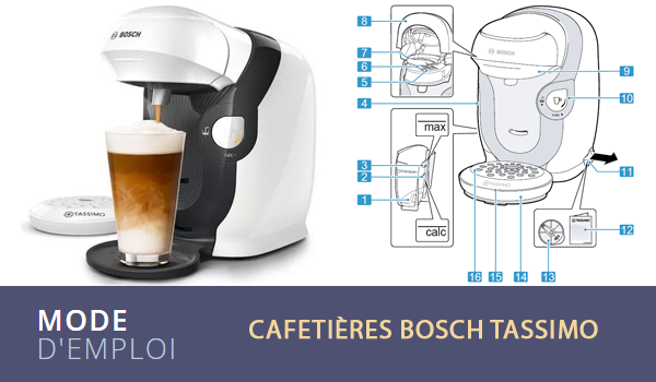 Mode d'emploi cafetière Bosch Tassimo Style TAS110x