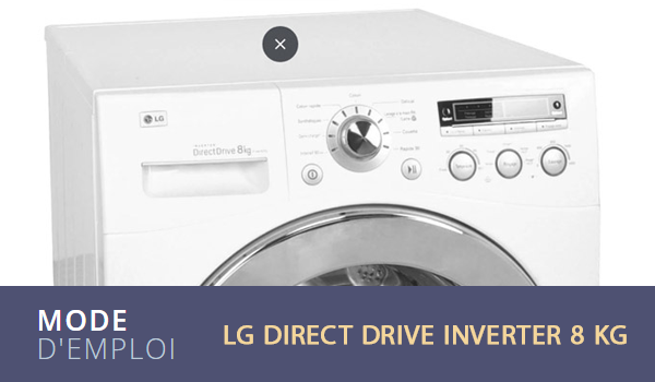 Lave-linge LG Direct Drive Inverter 8 kg