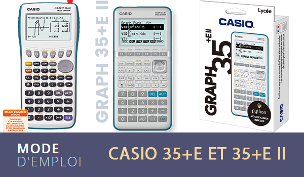 Casio 35+E et 35+E II